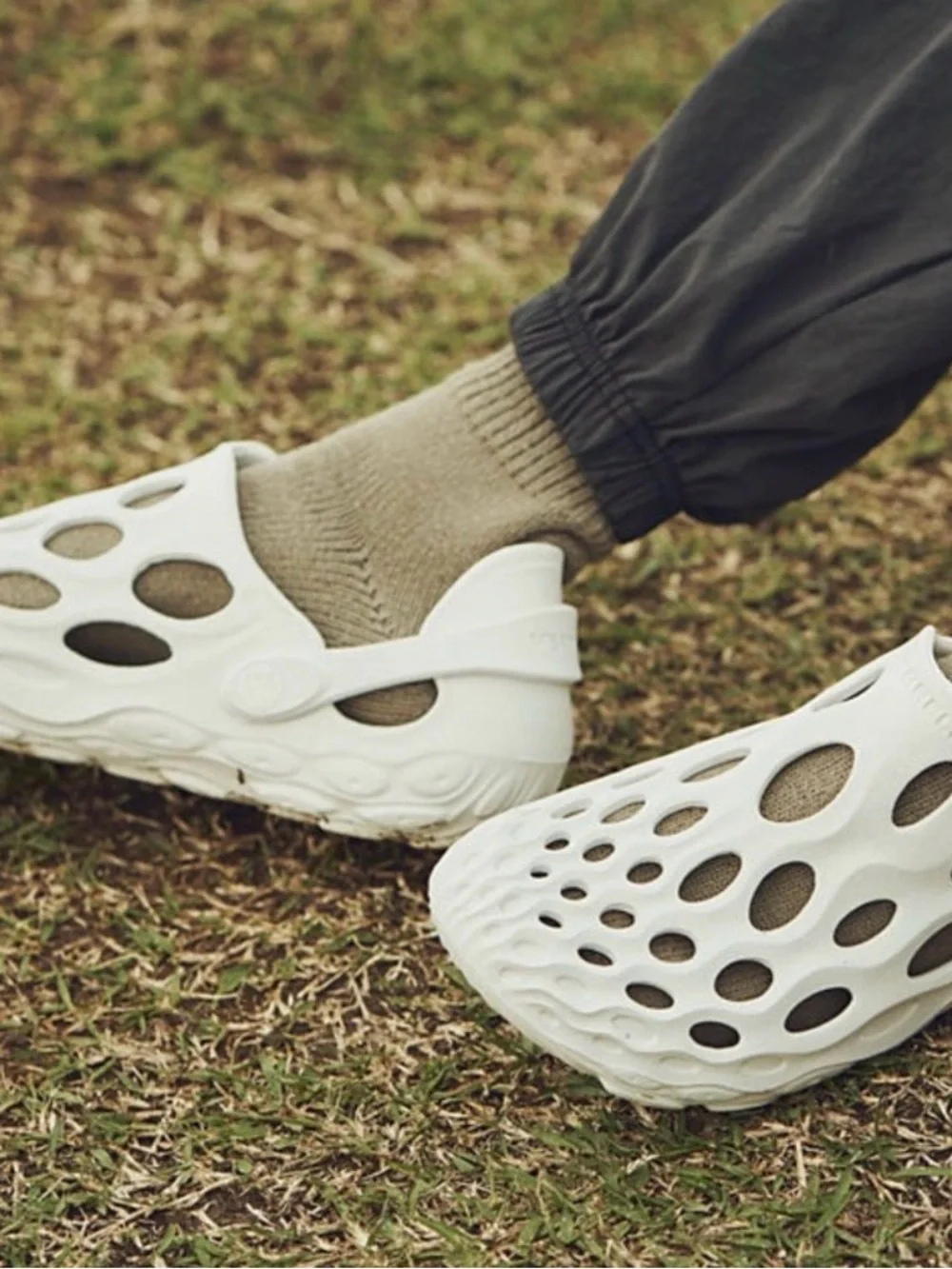 Merrell Hydro Moc Slip-On Fisherman Sandals - White